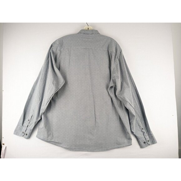 Wrangler Shirt Mens XXL Gray Button Up  Long Sleeve 100% Cotton Cowboy - Picture 2 of 6
